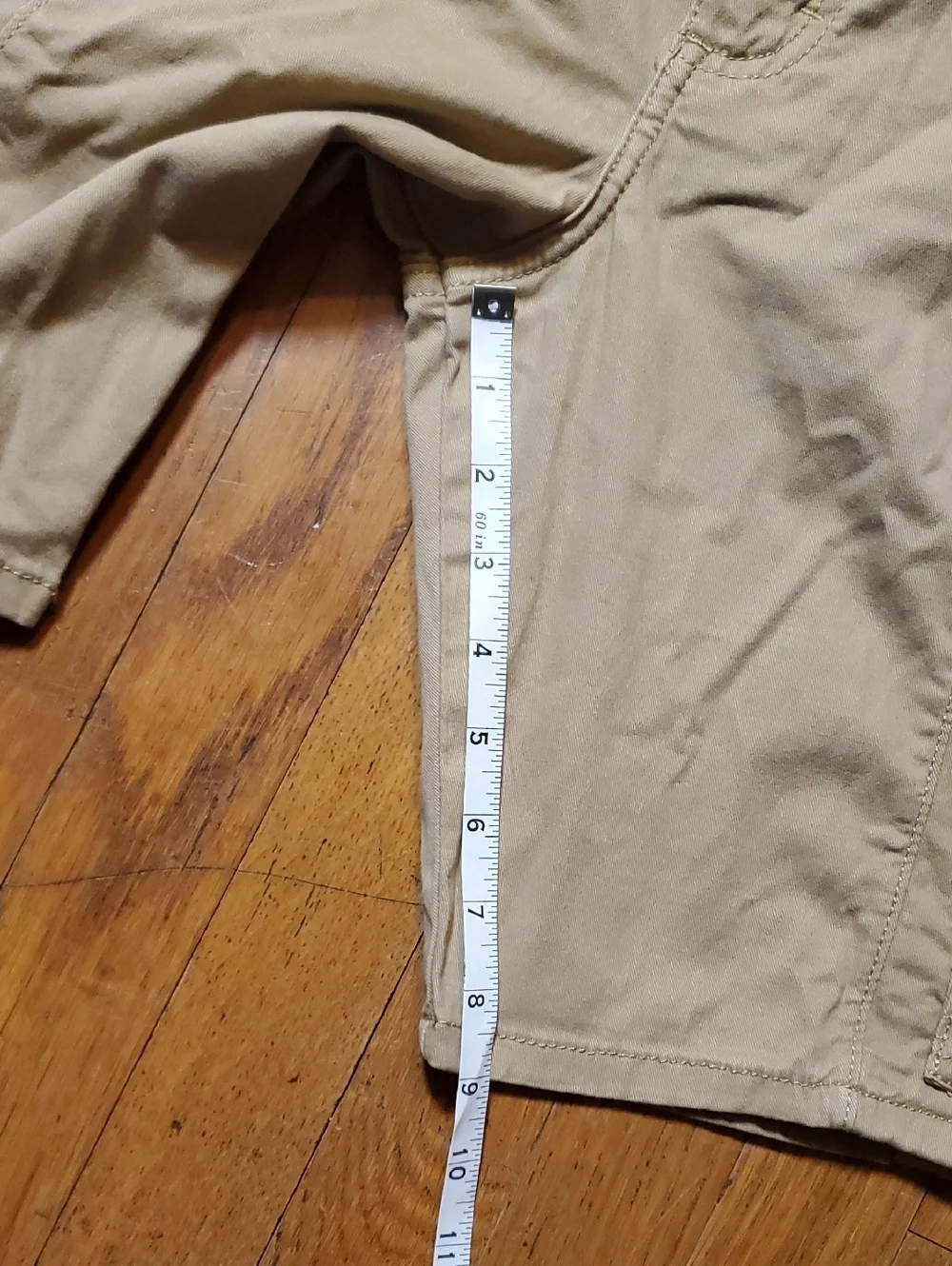 Wrangler Tan Cargo Shorts with Utility Pockets